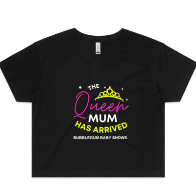 Queen Mum!  - AS COLOUR Women's Crop Tee Thumbnail